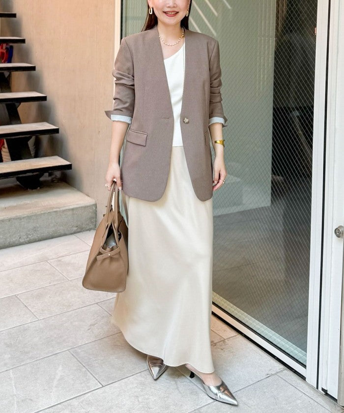 ノーリーズソフィー NOLLEY'S sophi フィブリルサテンナローSK (ベージュ) ベージュ