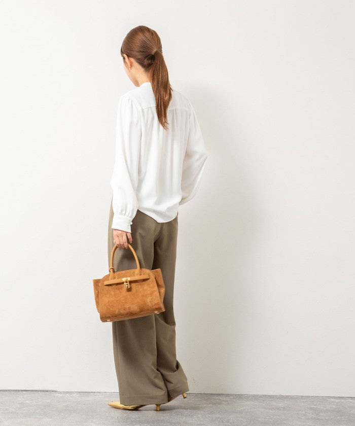 ノーリーズソフィー NOLLEY'S sophi ジョーゼットVネックBL (ホワイト系2) ホワイト系2