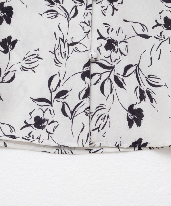 ノーリーズソフィー NOLLEY'S sophi ジョーゼットVネックBL (ホワイト系2) ホワイト系2