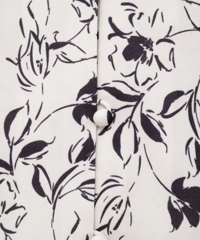 ノーリーズソフィー NOLLEY'S sophi ジョーゼットVネックBL (ホワイト系2) ホワイト系2