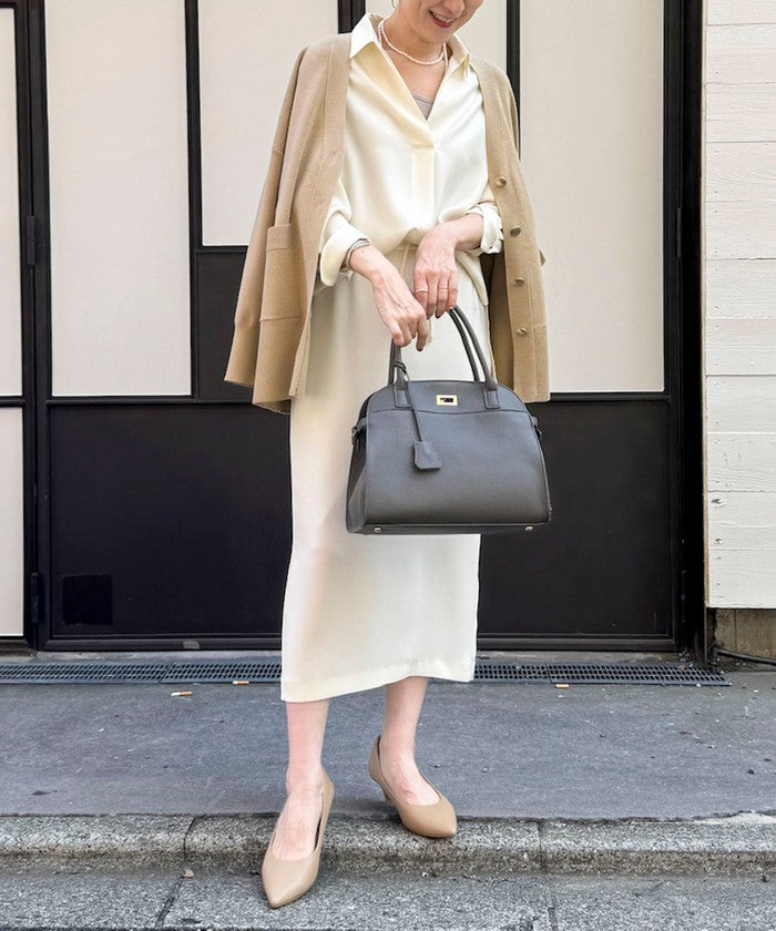 ノーリーズソフィー NOLLEY'S sophi ダブルサテンスキッパーBL (ネイビー) ネイビー