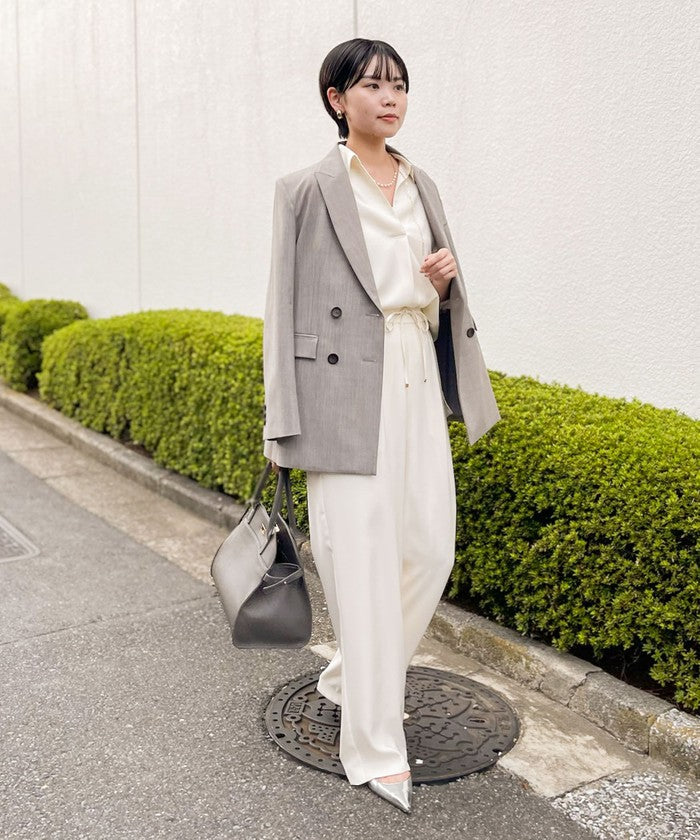 ノーリーズソフィー NOLLEY'S sophi ダブルサテンスキッパーBL (ネイビー) ネイビー