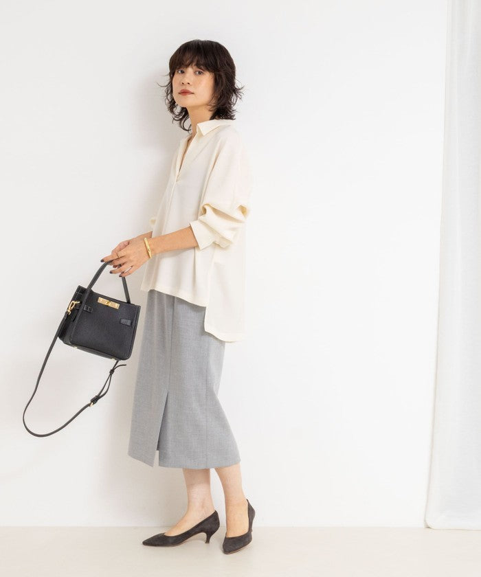 ノーリーズソフィー NOLLEY'S sophi ダブルサテンスキッパーBL (ネイビー) ネイビー