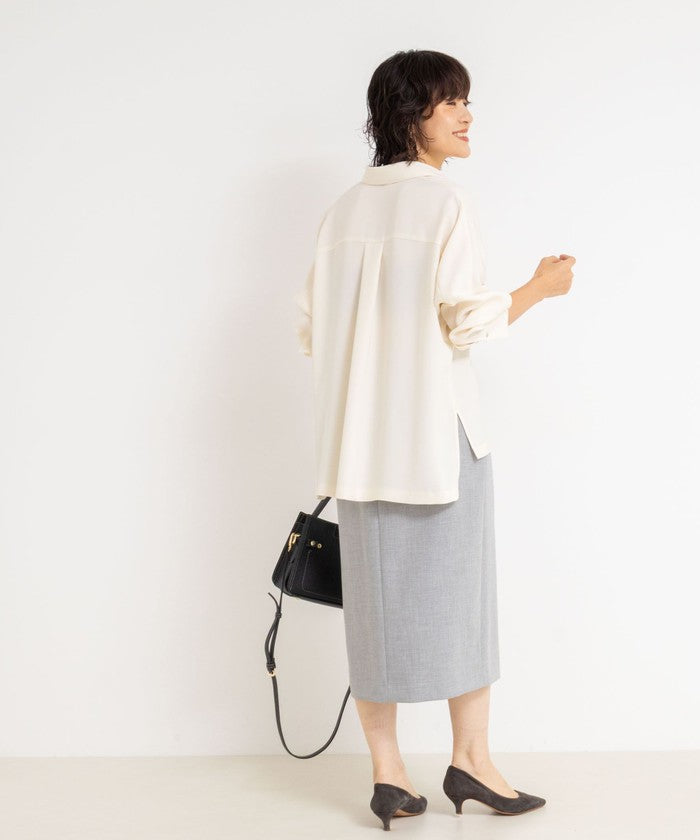 ノーリーズソフィー NOLLEY'S sophi ダブルサテンスキッパーBL (ネイビー) ネイビー