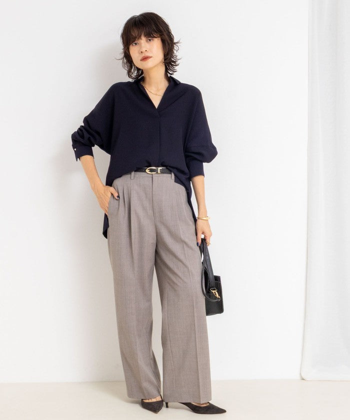 ノーリーズソフィー NOLLEY'S sophi ダブルサテンスキッパーBL (ネイビー) ネイビー