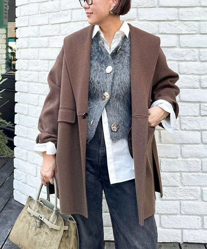 ノーリーズソフィー NOLLEY'S sophi SUPER140リバーショールCT (ベージュ) ベージュ