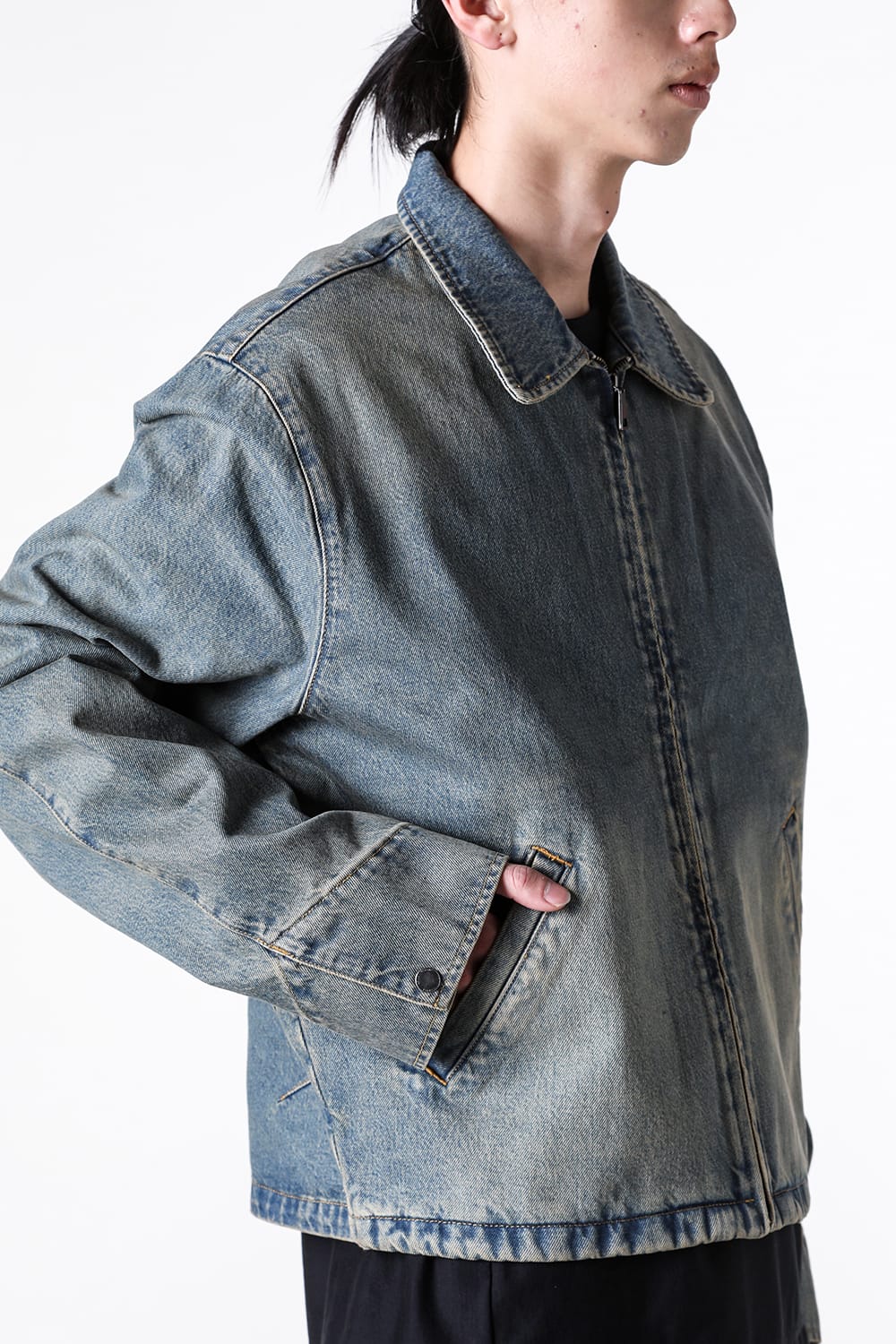 ノーメンテナンス NO MAINTENANCE Sand Wash Mechanic Jacket (Sand-Wash) Sand-Wash