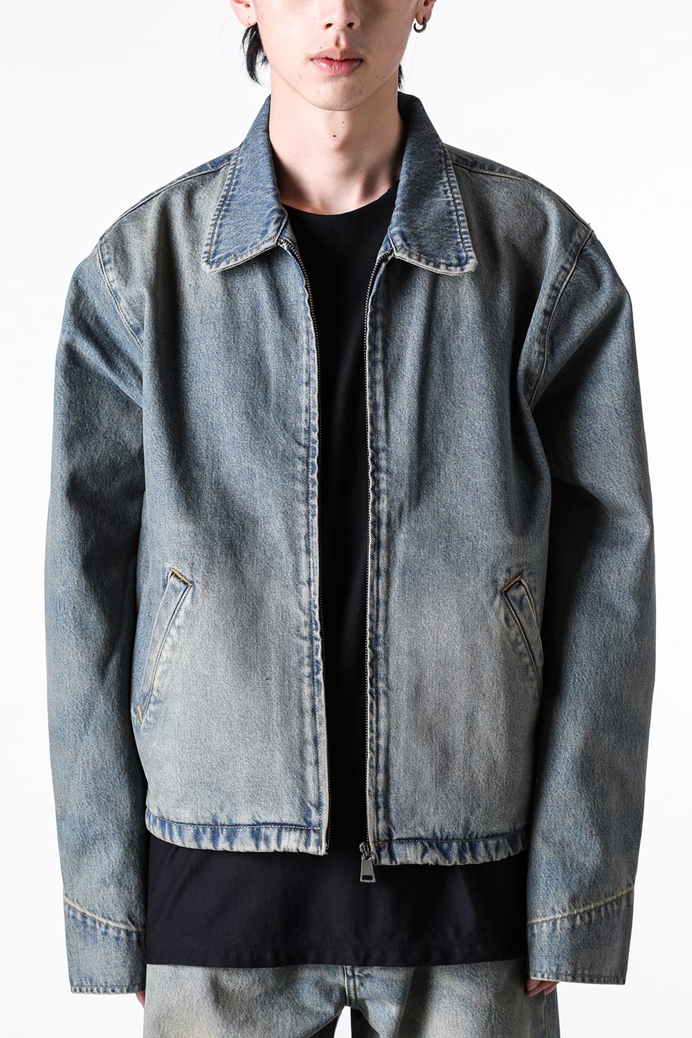 ノーメンテナンス NO MAINTENANCE Sand Wash Mechanic Jacket (Sand-Wash) Sand-Wash