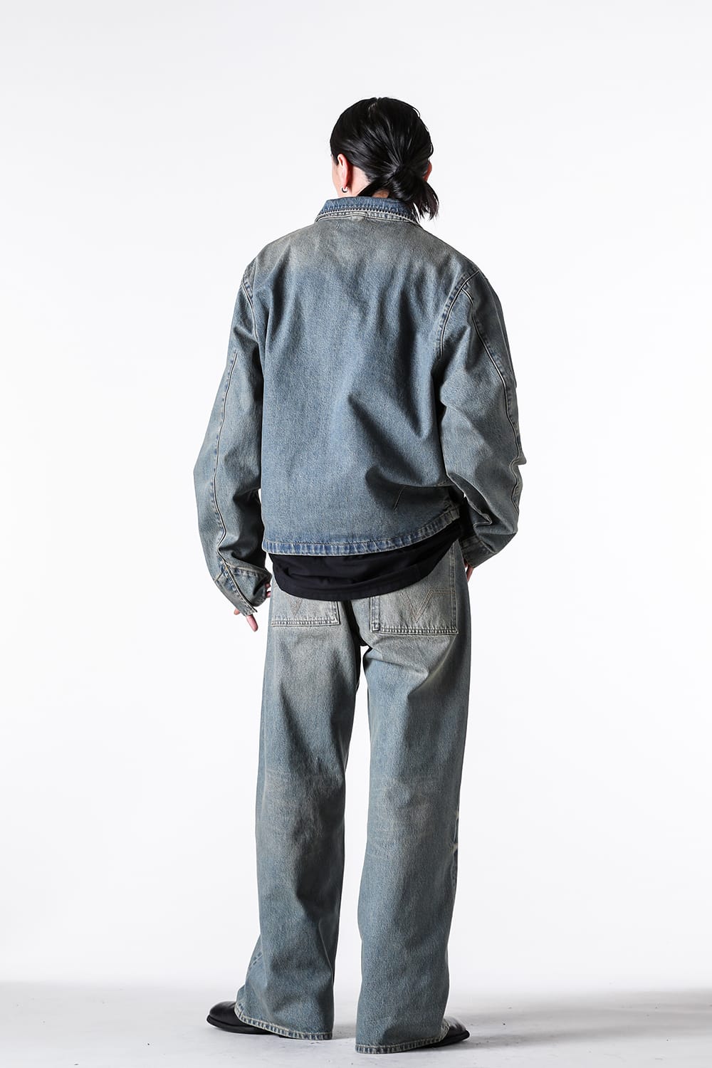 ノーメンテナンス NO MAINTENANCE Sand Wash Mechanic Jacket (Sand-Wash) Sand-Wash