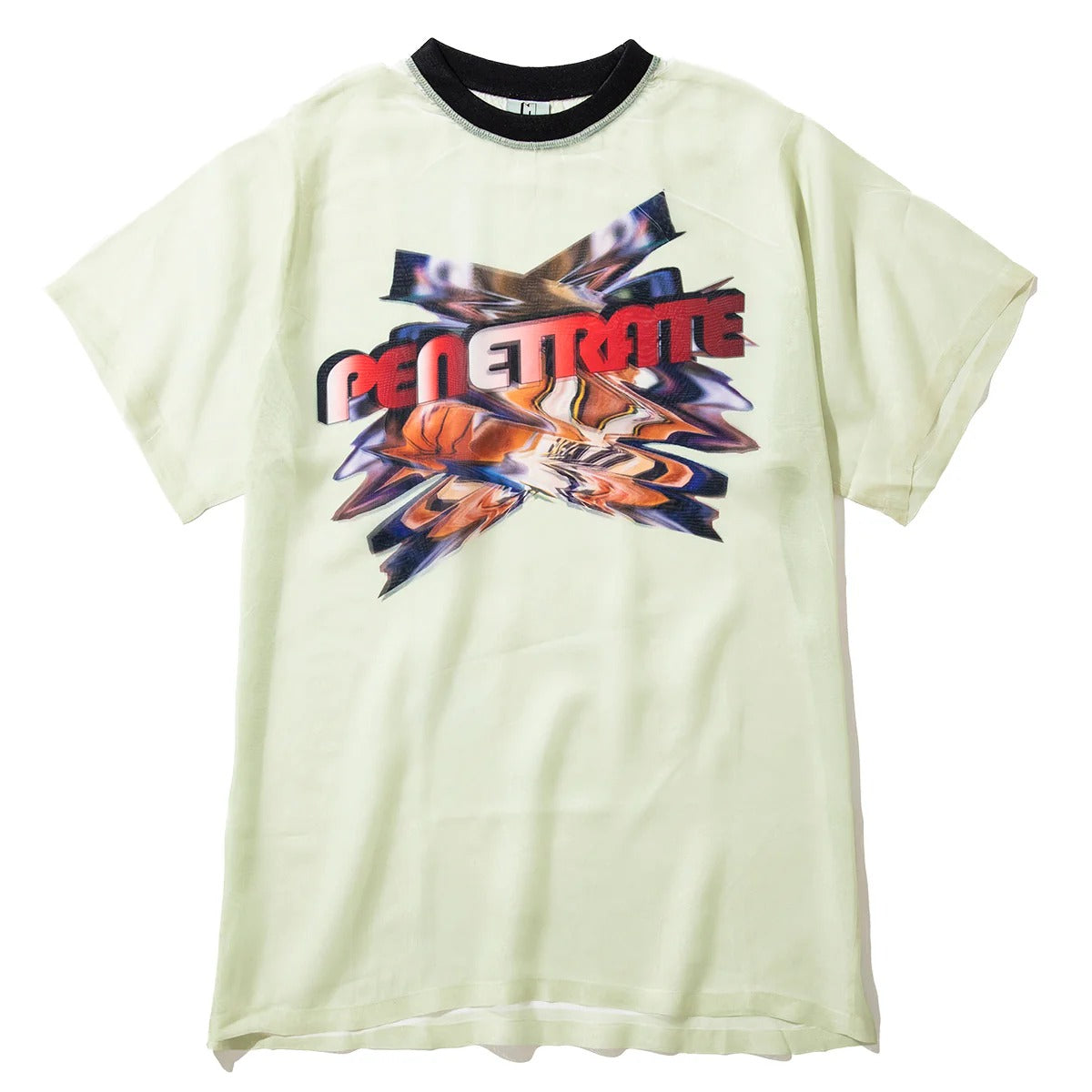 Non-Tokyo NON TOKYO Direct Print Sheer T-Shirt