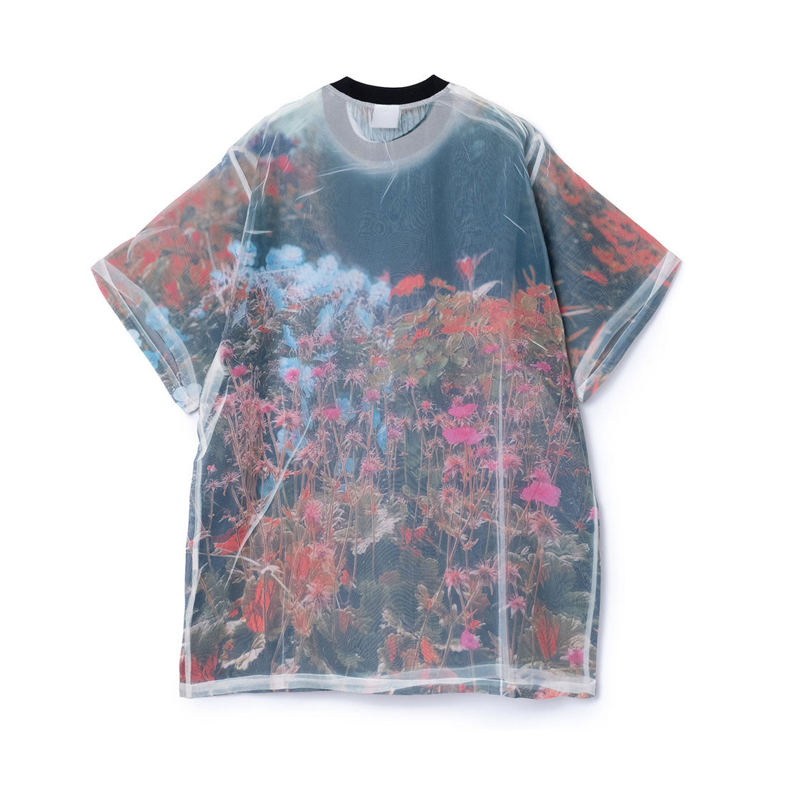 ノントーキョー NON TOKYO ダイレクトプリントシアーTシャツ(DIRECT PRINT SHEER T-SHIRT) (FLOWER) FLOWER
