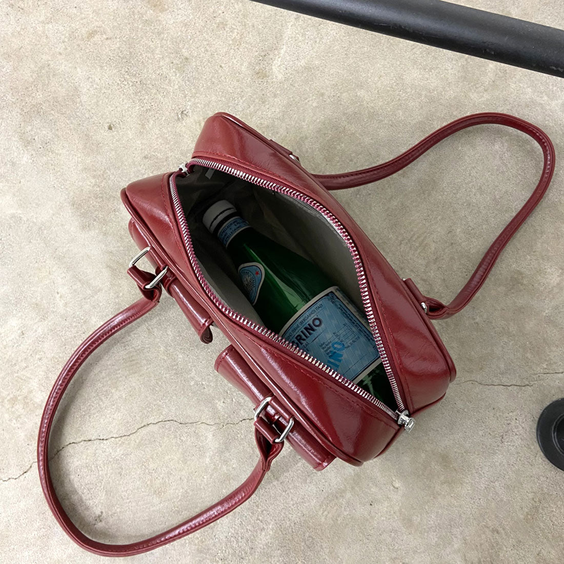 ノンヘッジ non-hedge 2ポケボストンバッグ (ブラウン) ブラウン