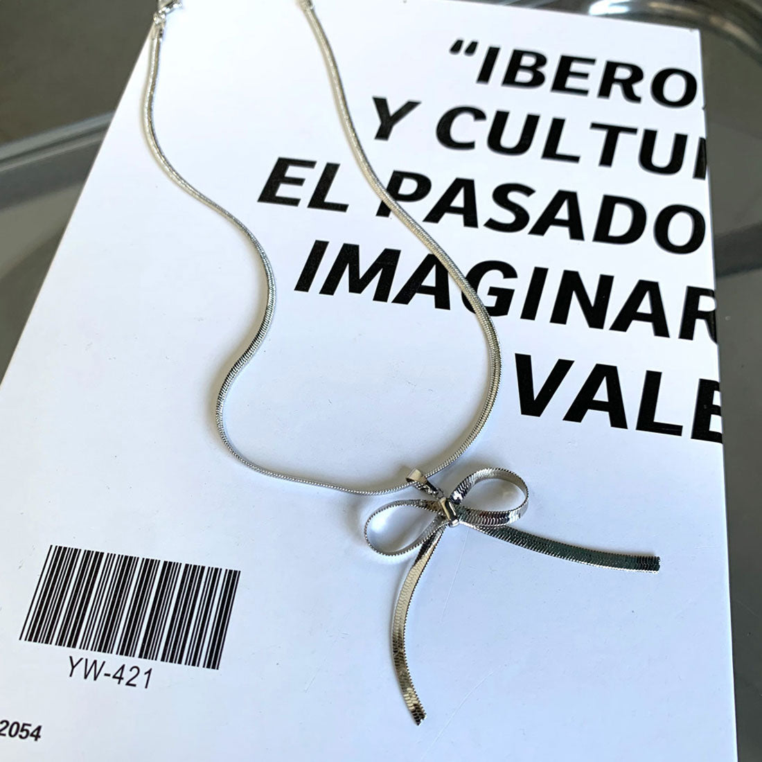 ノンヘッジ non-hedge チェーンリボンネックレス (ゴールド) ゴールド