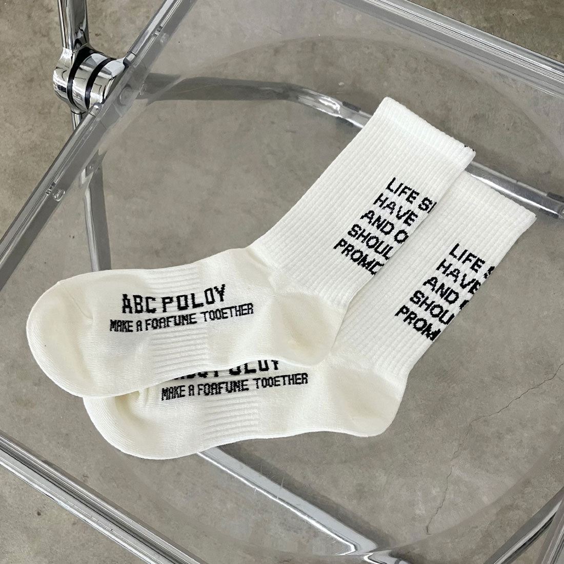 Non-Hedge Logo Socks