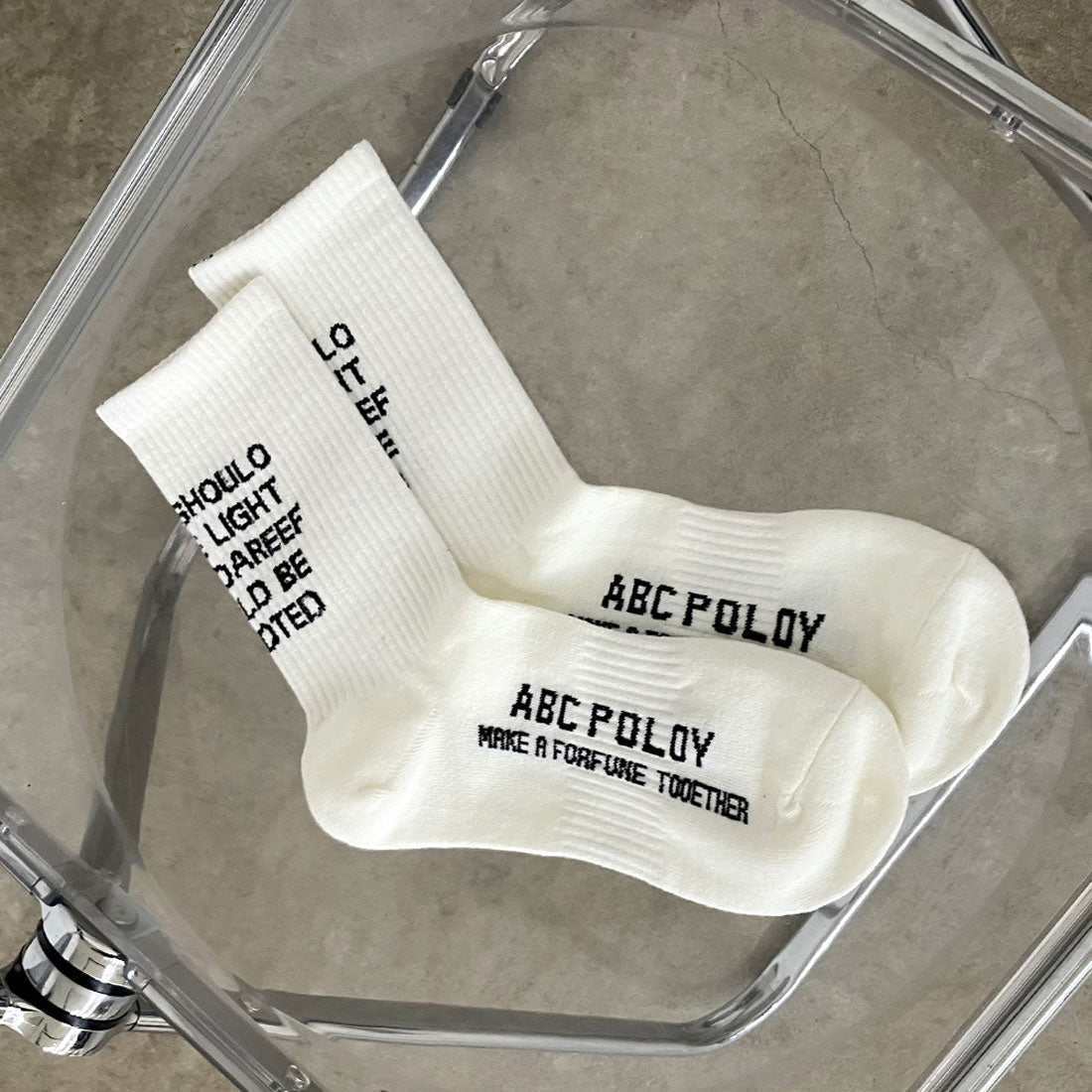 Non-Hedge Logo Socks