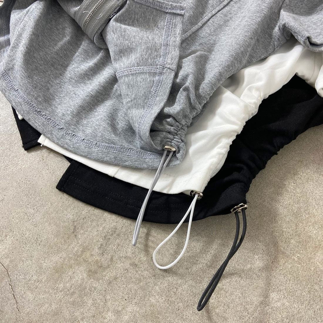 ノンヘッジ non-hedge ZIPサイドドロストポロ (ブラック) ブラック