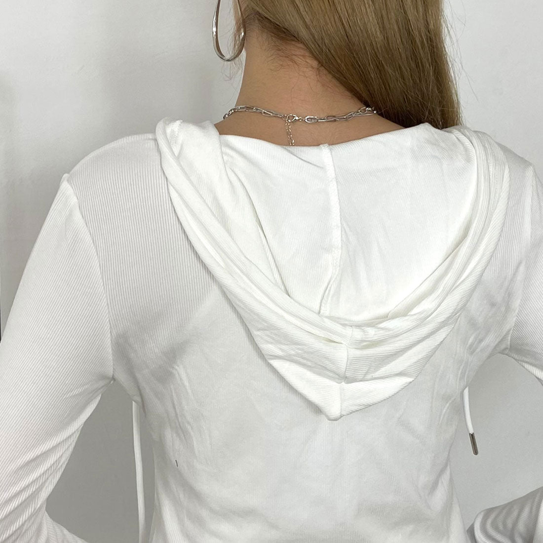 ノンヘッジ non-hedge ZIPフード・ストーンロゴキャミセット (ブラック) ブラック