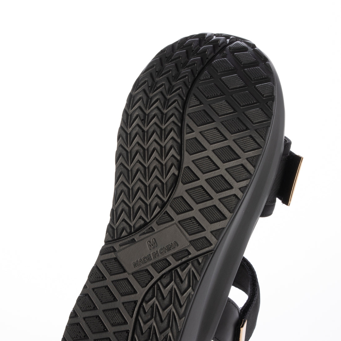 Noyau Thick-soled Satin Velcro Sports Sandals