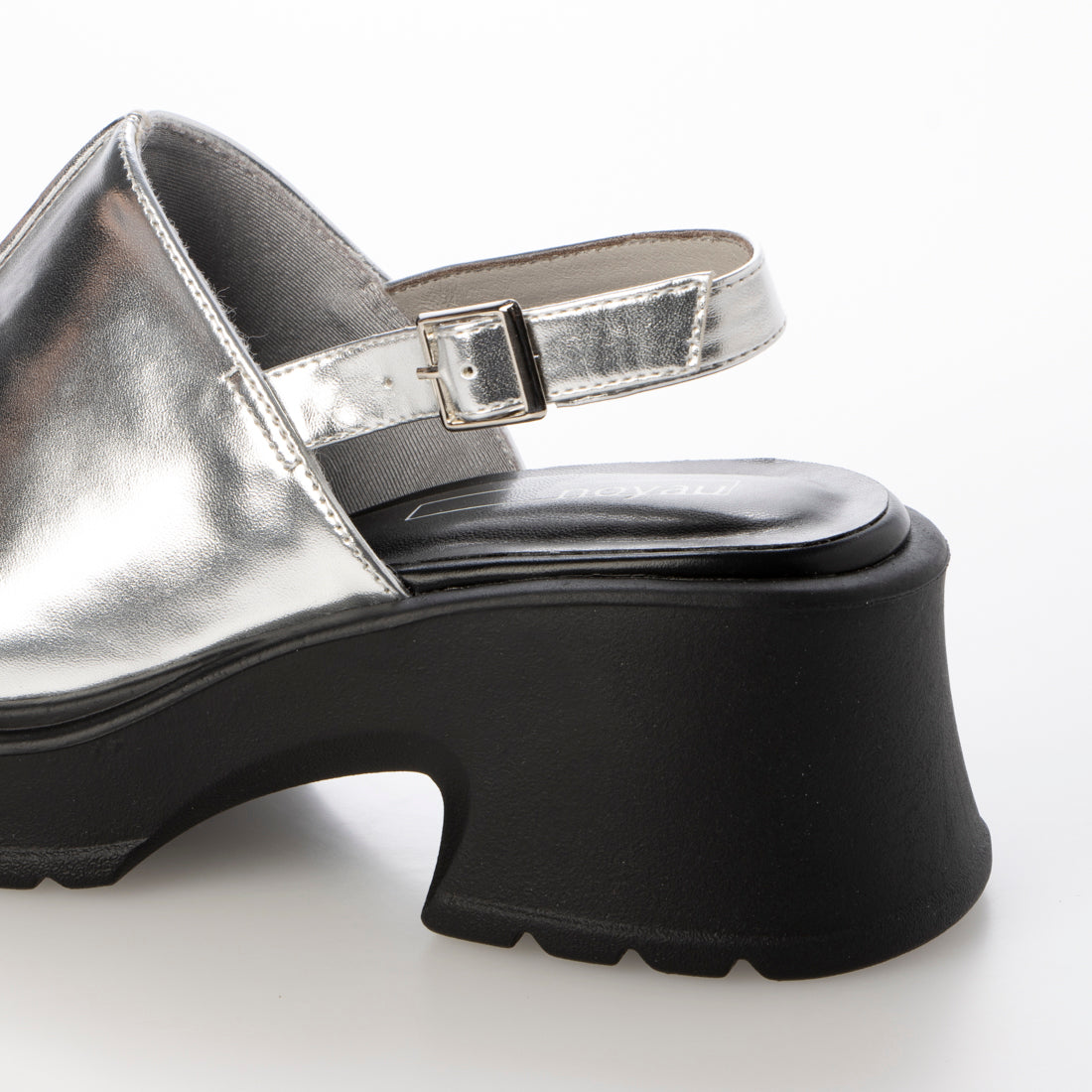 中心線防水台木鞋涼鞋