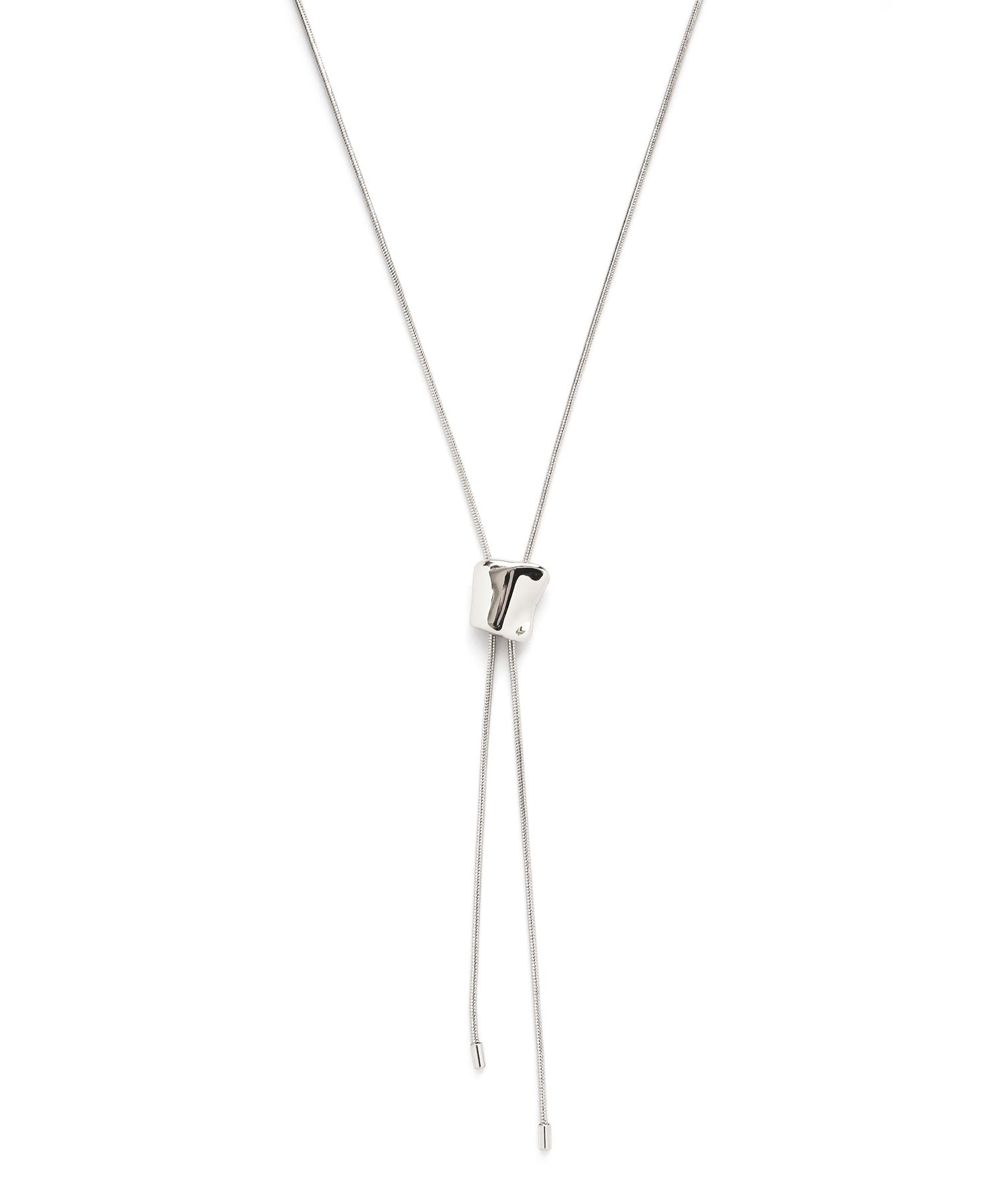 コレカラ colleca la ループロングネックレス (シルバー) シルバー