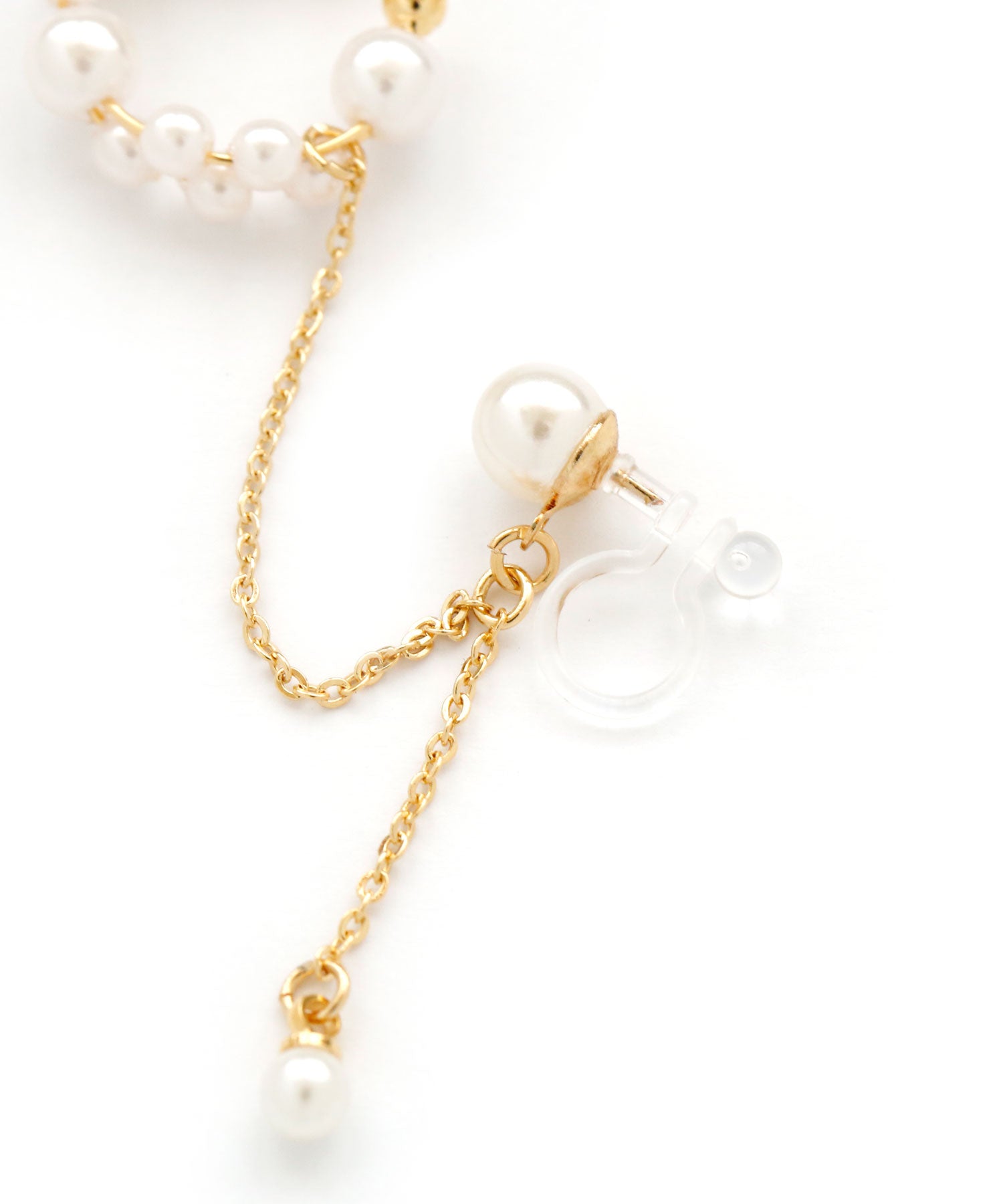 コレカラ colleca la パールイヤカフ×パール樹脂イヤリング (ゴールド) ゴールド