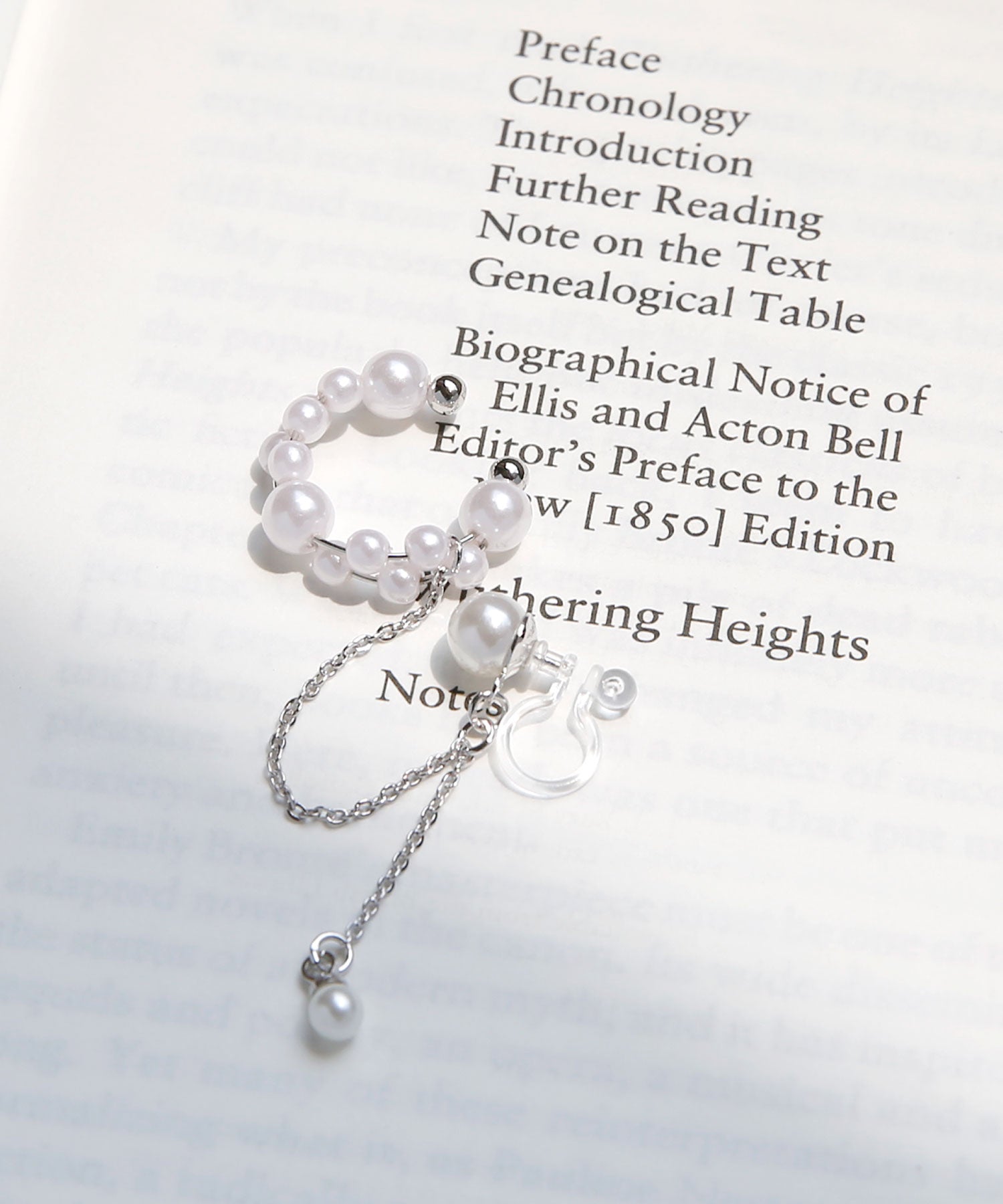 コレカラ colleca la パールイヤカフ×パール樹脂イヤリング (シルバー) シルバー