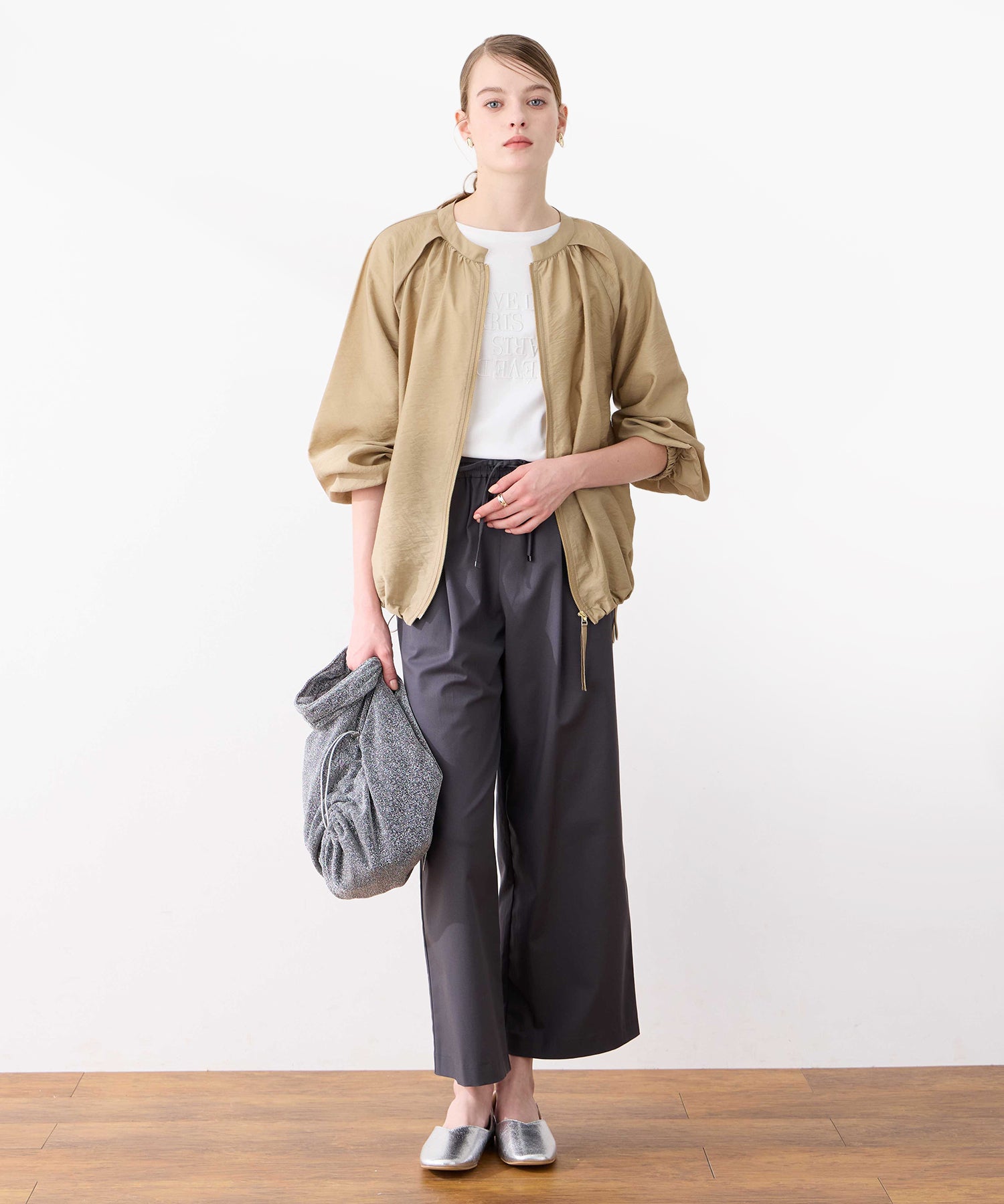 ルスークホリデー LE SOUK HOLIDAY グリッタートートBAG (ブラック) ブラック