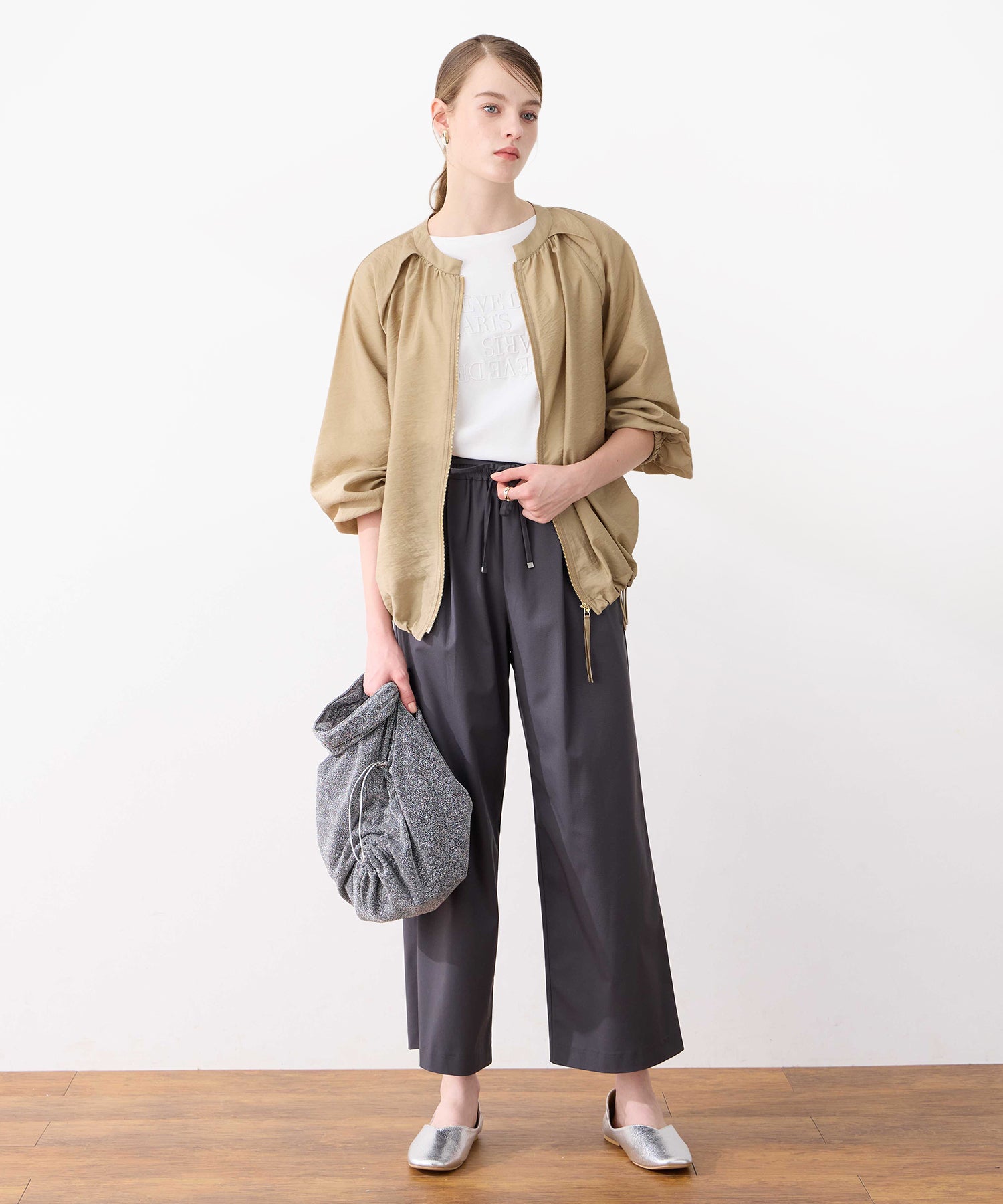 ルスークホリデー LE SOUK HOLIDAY グリッタートートBAG (ブラック) ブラック