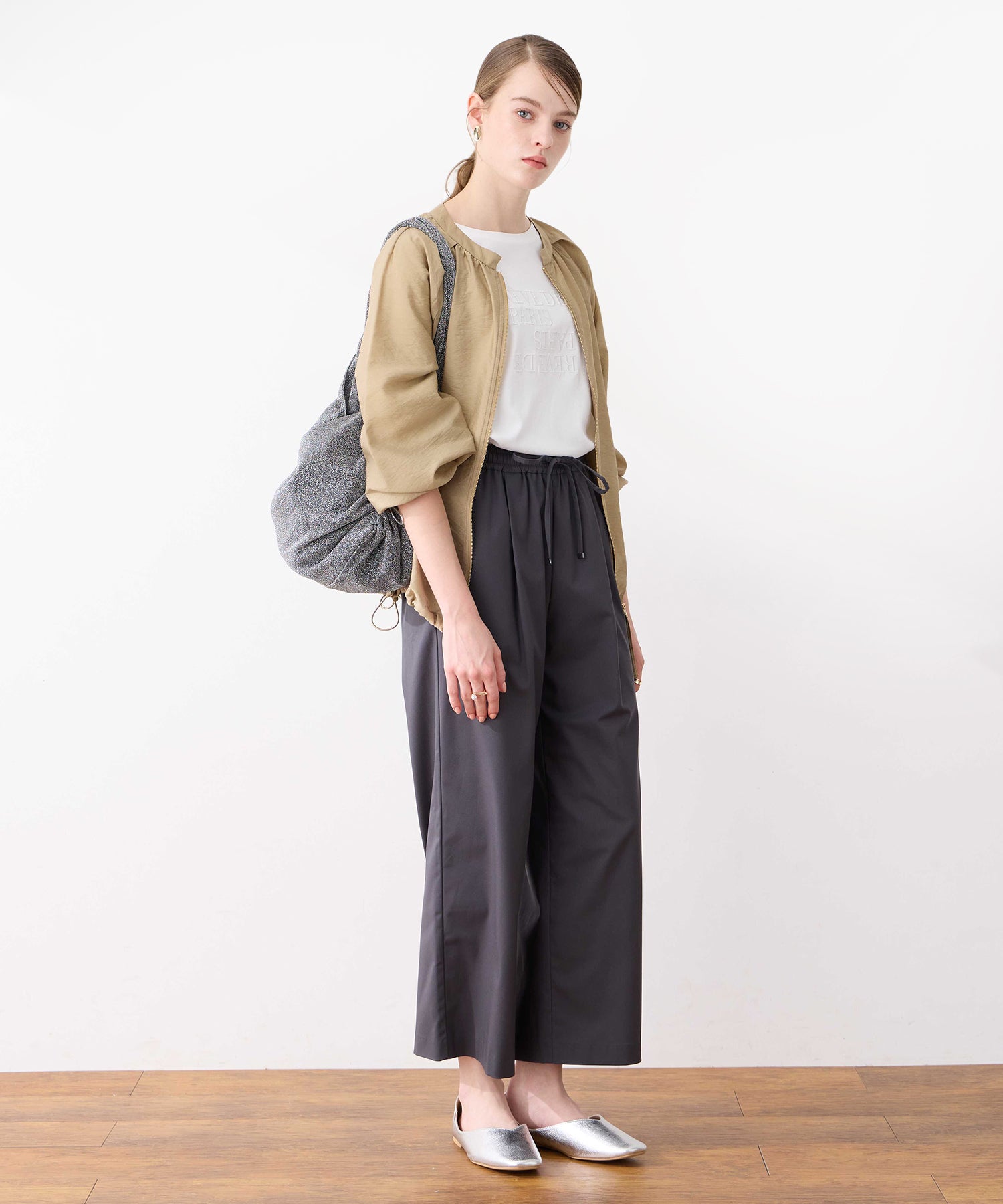 ルスークホリデー LE SOUK HOLIDAY グリッタートートBAG (ブラック) ブラック