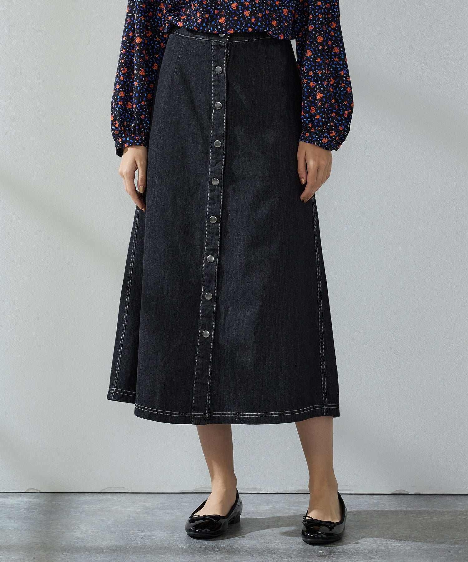 LE SOUK HOLIDAY Denim Skirt