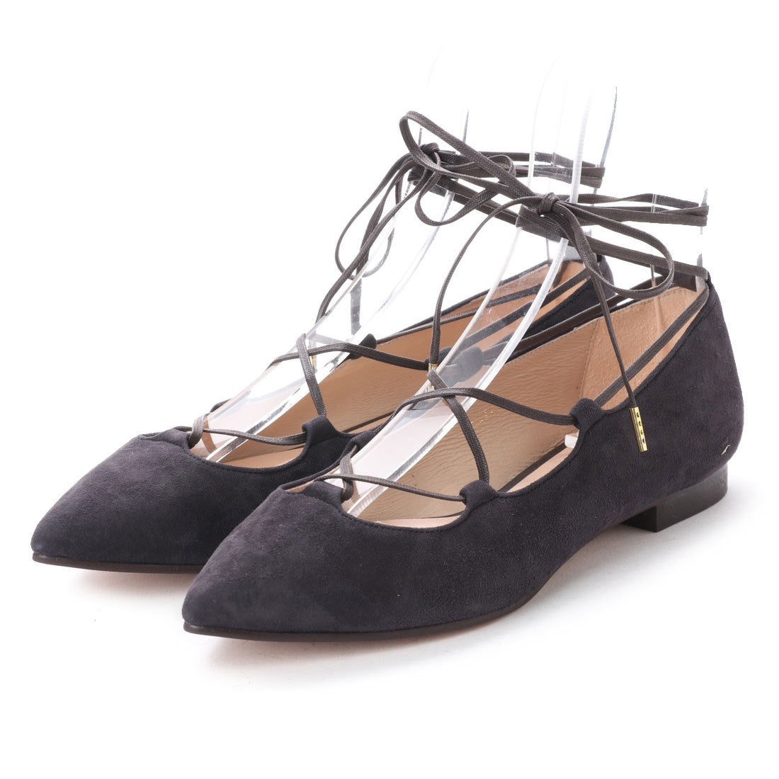 エヌティ NT バレエシューズ,グレー