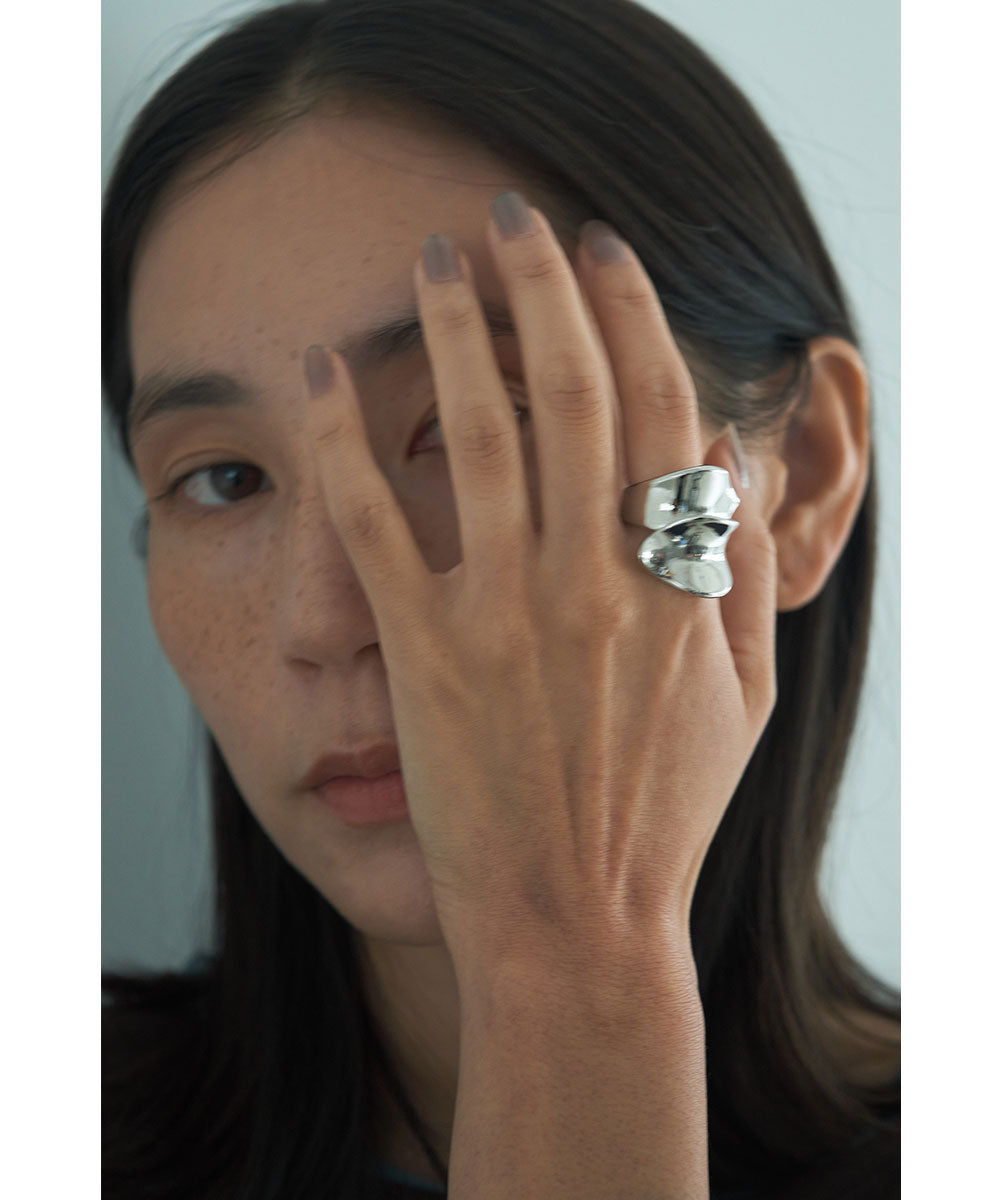 マージュール marjour NUANCE CURVE RING (SILVER) SILVER