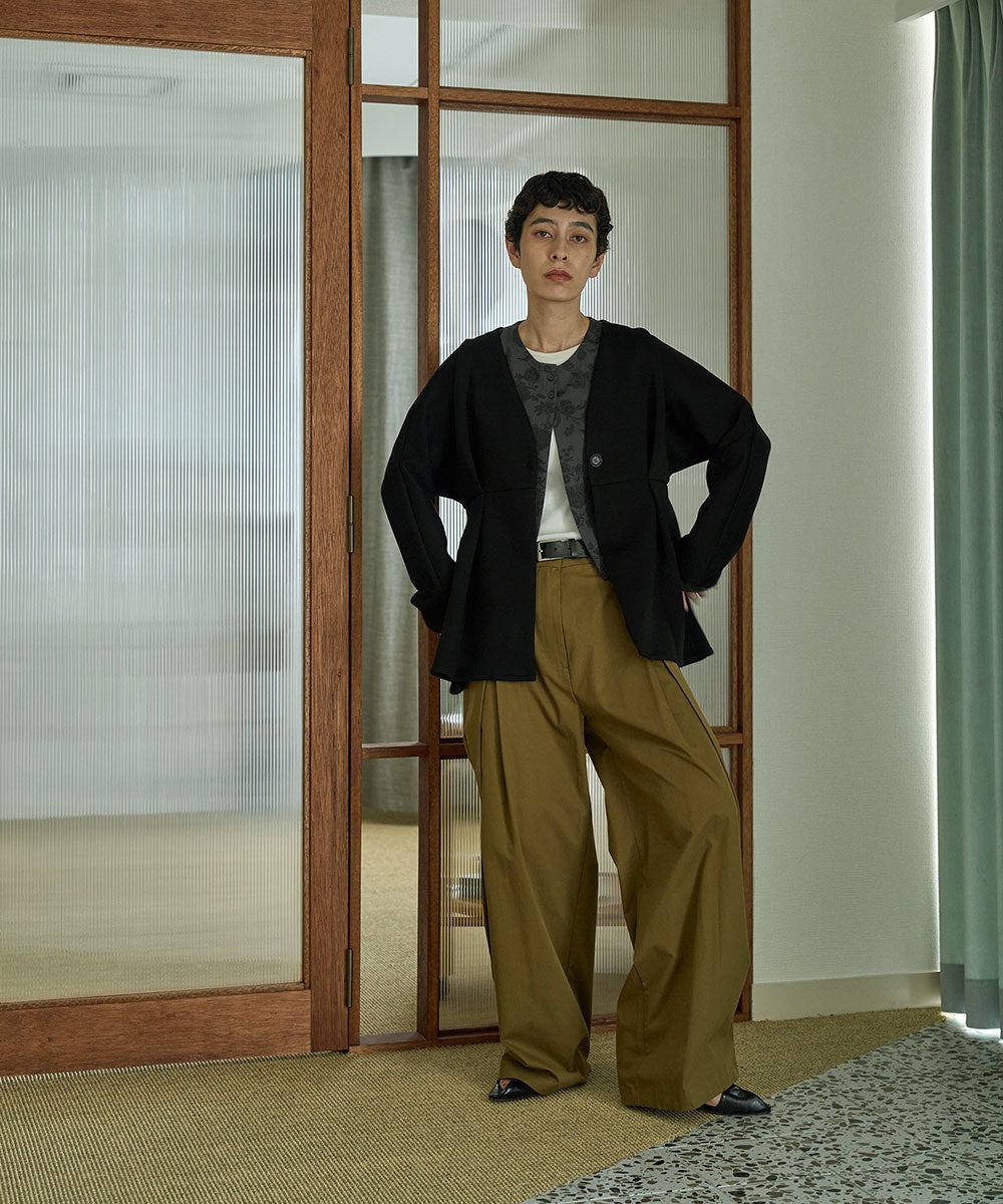 marjour BONDING TUCK JACKET