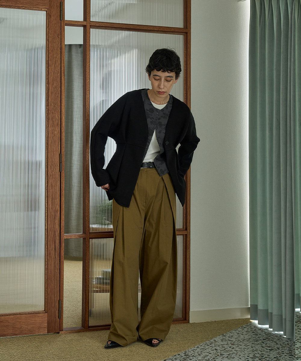 marjour BONDING TUCK JACKET