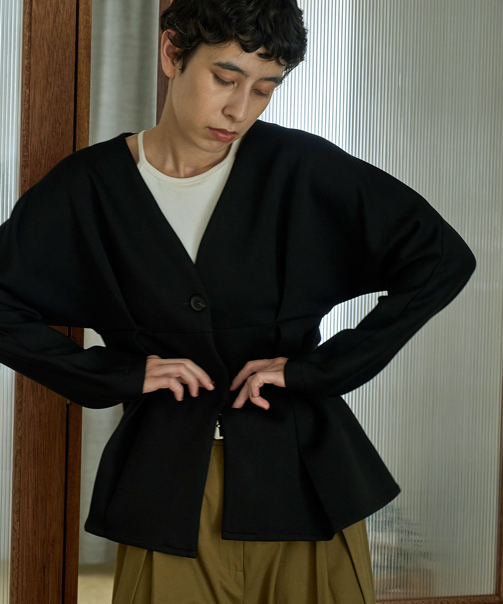 marjour BONDING TUCK JACKET