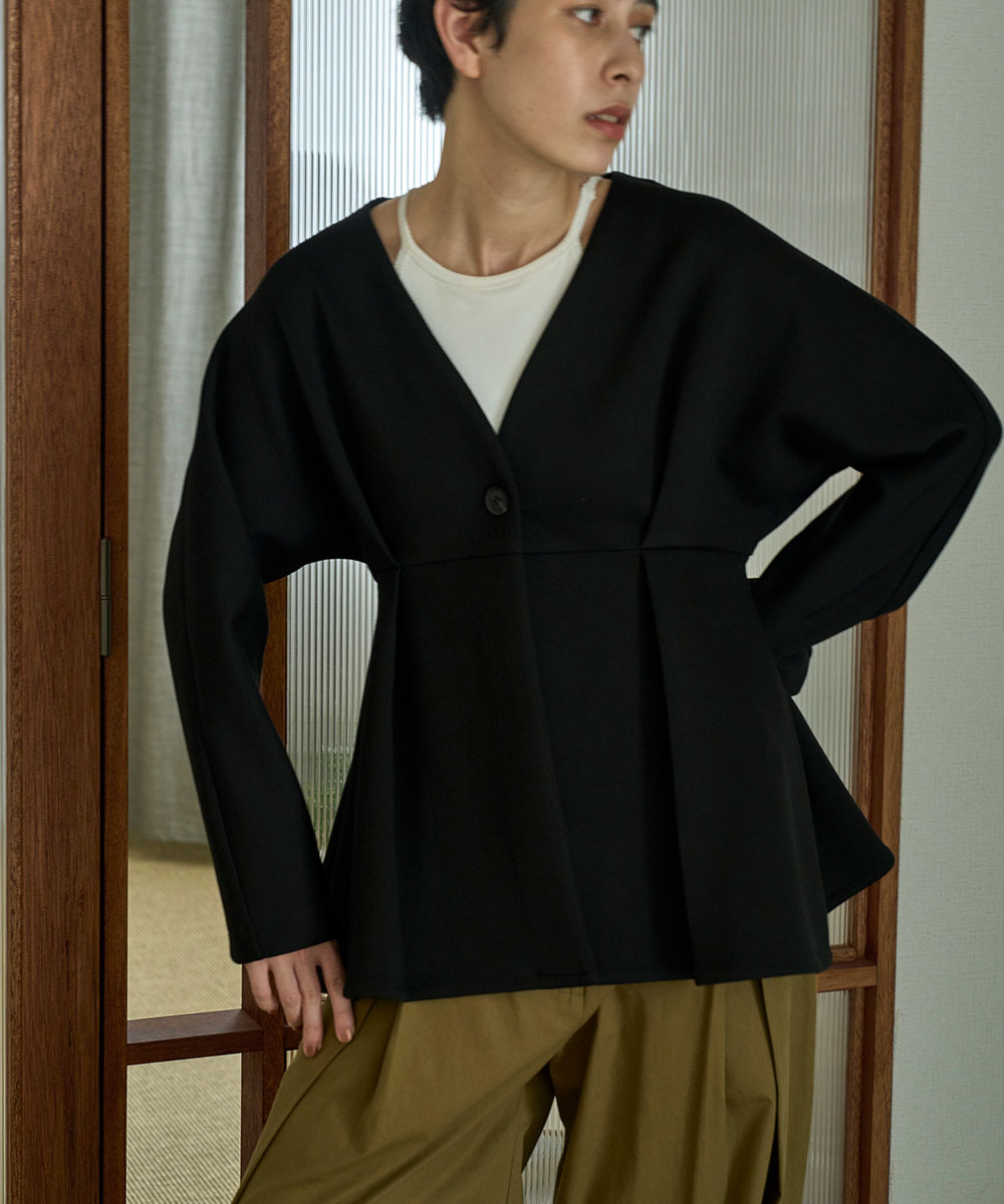 marjour BONDING TUCK JACKET