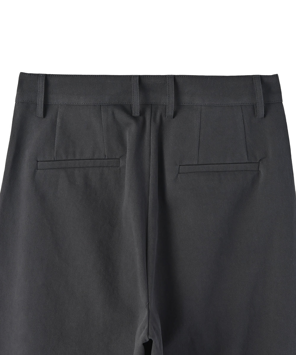 マージュール marjour COTTON TUCK PANTS (ASH NAVY) ASH NAVY