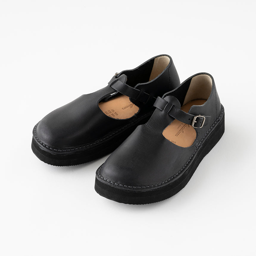 オーガニックハンドルーム Organic handloom GUNA PLATFORM OH024009 (BLACK) BLACK