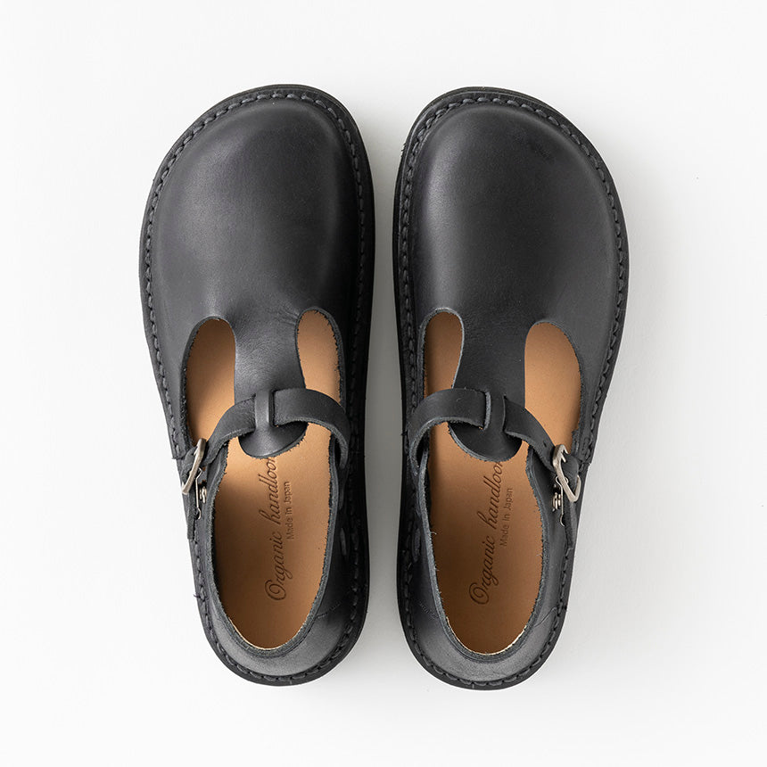 オーガニックハンドルーム Organic handloom GUNA PLATFORM OH024009 (BLACK) BLACK