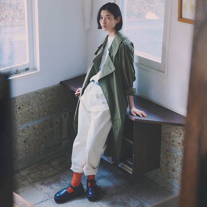 オーガニックハンドルーム Organic handloom GUNA PLATFORM OH024009 (BLACK) BLACK