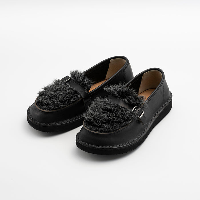 オーガニックハンドルーム Organic handloom SEVRES FUR OH018740 (BLACK/BLACK) BLACK/BLACK
