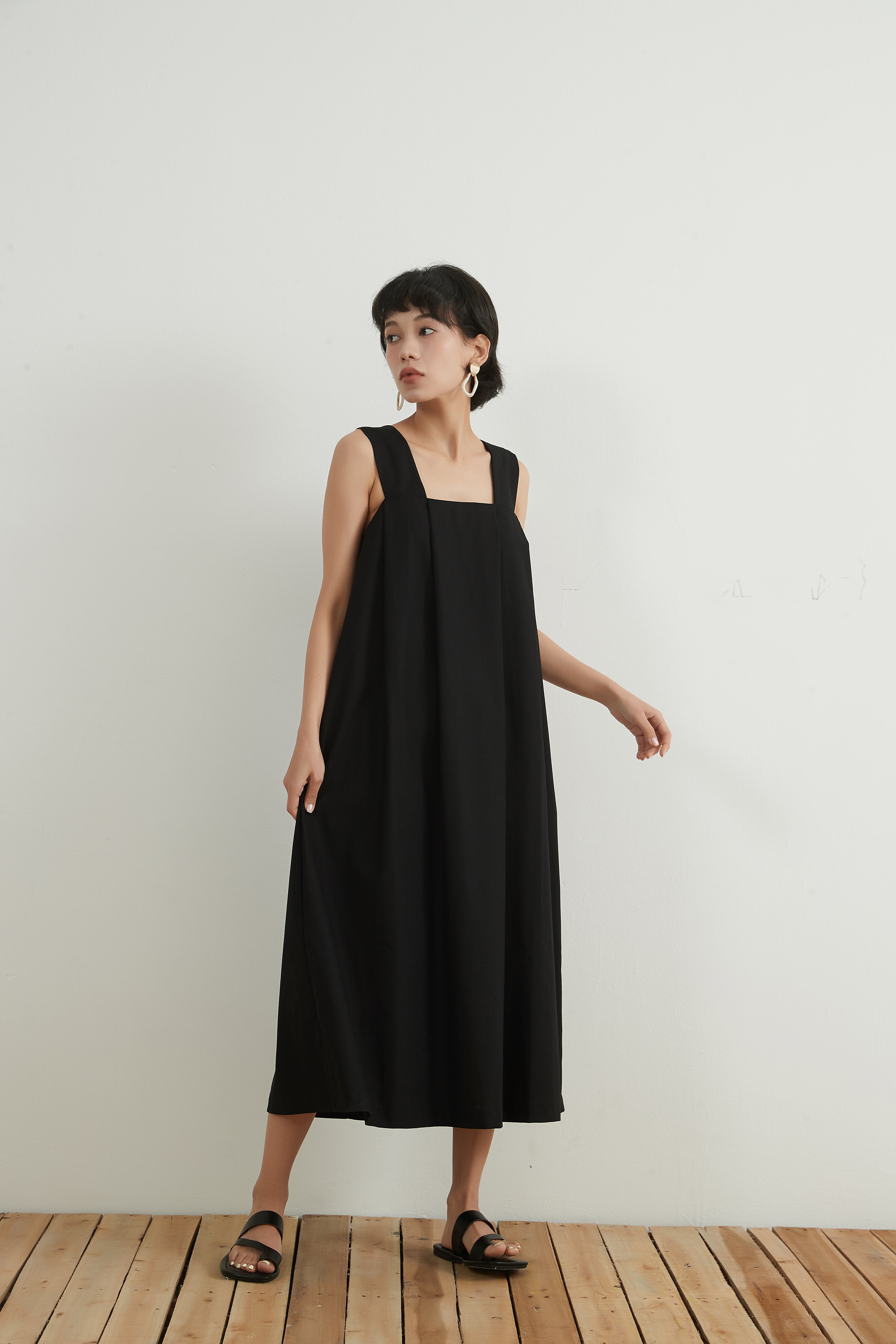 coastal linen dress Coastal Mini Dress | White Linen main image 1