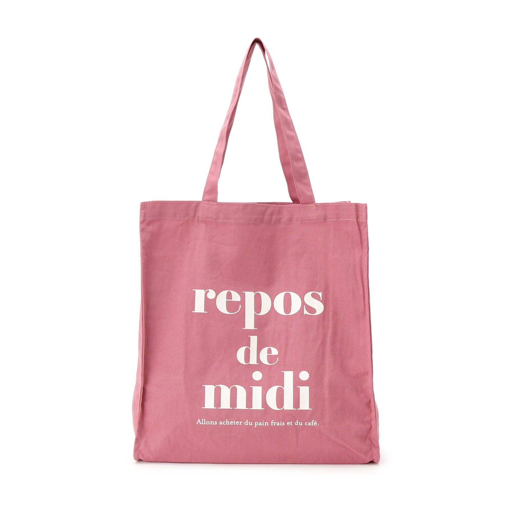 オーバータッシェ Ober Tashe ロゴ帆布トート (ピンク(072)) ピンク(072)