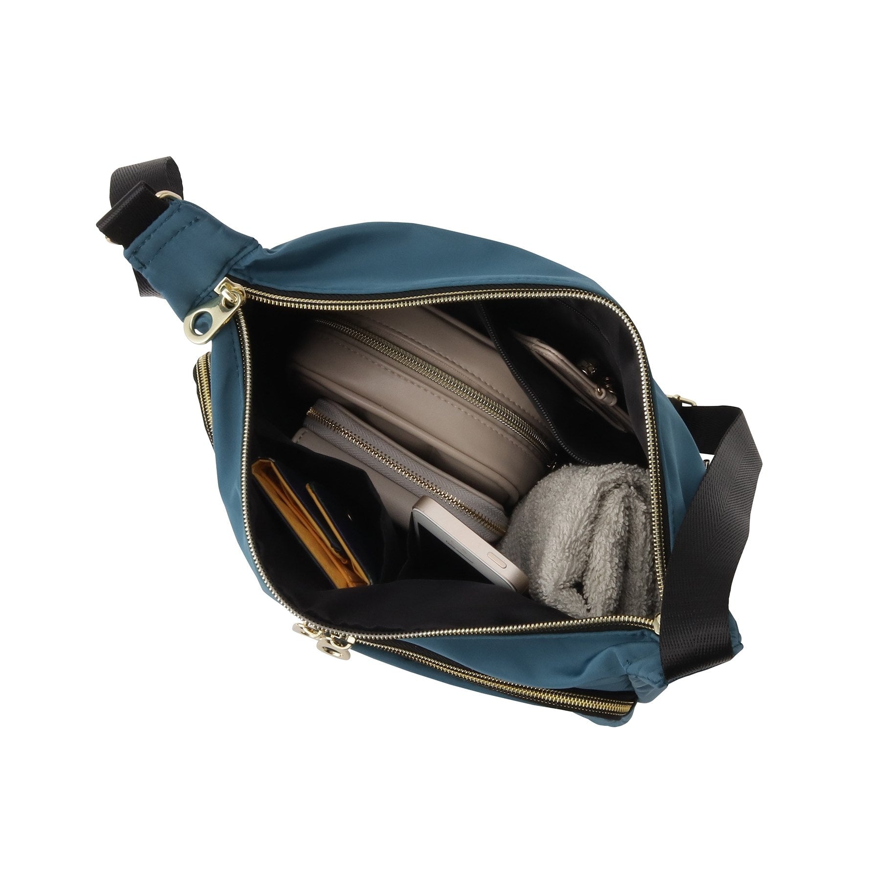 オーバータッシェ Ober Tashe 防花粉 軽量 高密度ポリ半月ミニショルダー