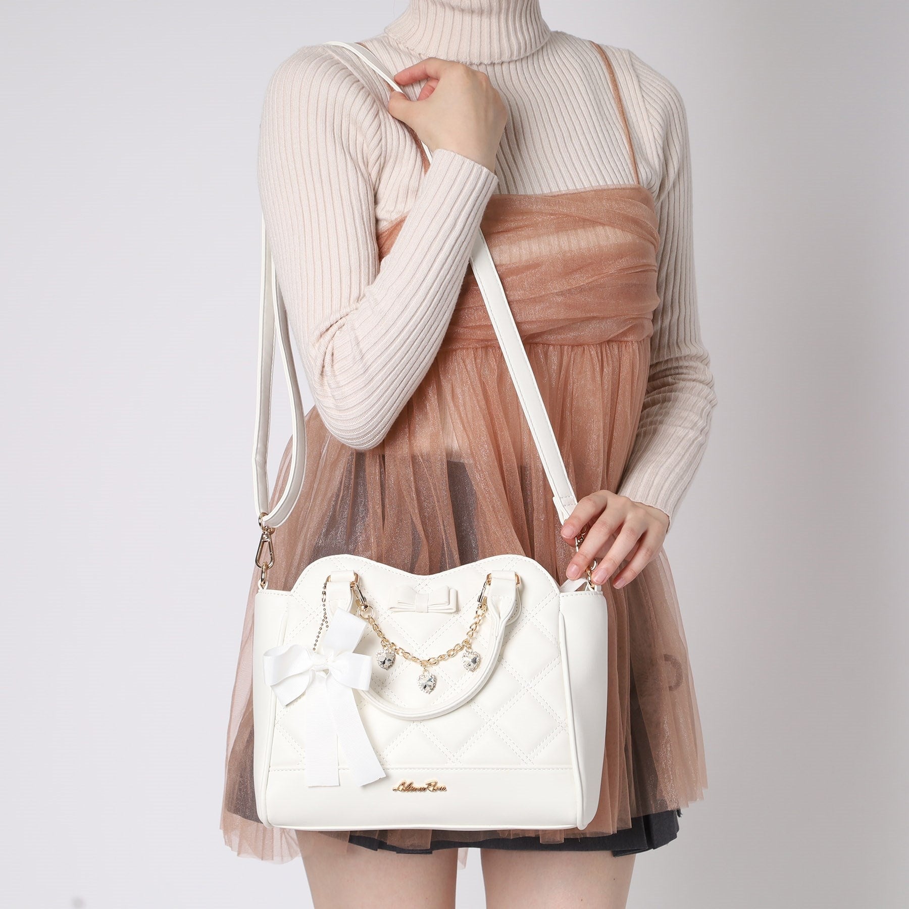 Over Tashe W Quilted Charm 2WAY Boston