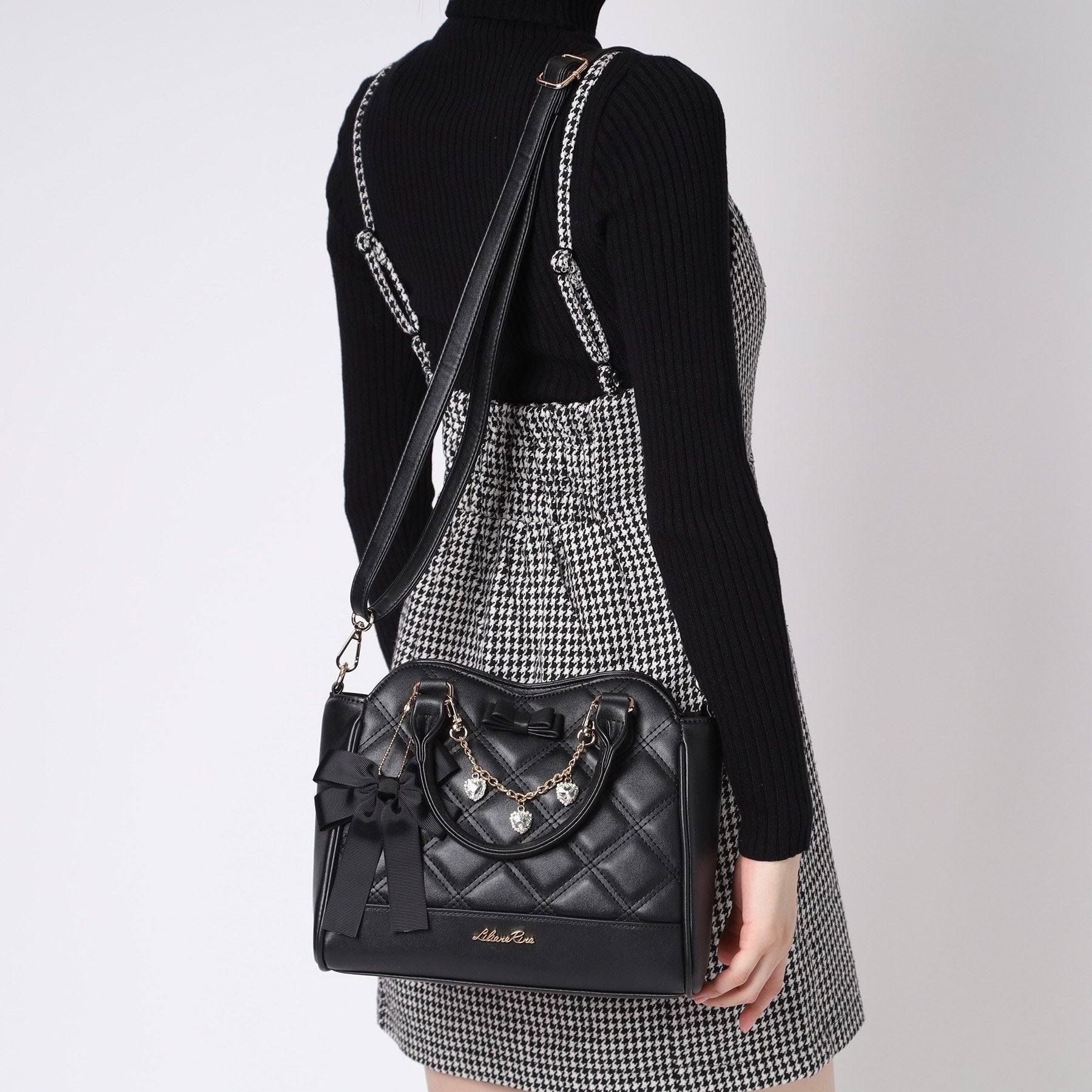 オーバータッシェ Ober Tashe Wキルトチャーム付2WAYボストン (ベージュ(952)) ベージュ(952)