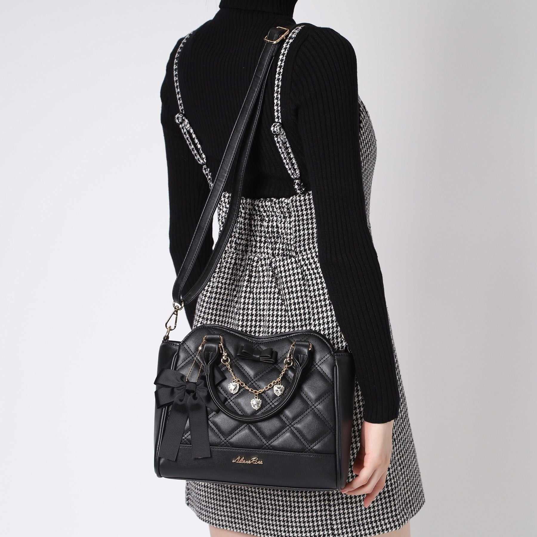 オーバータッシェ Ober Tashe Wキルトチャーム付2WAYボストン (ベージュ(952)) ベージュ(952)