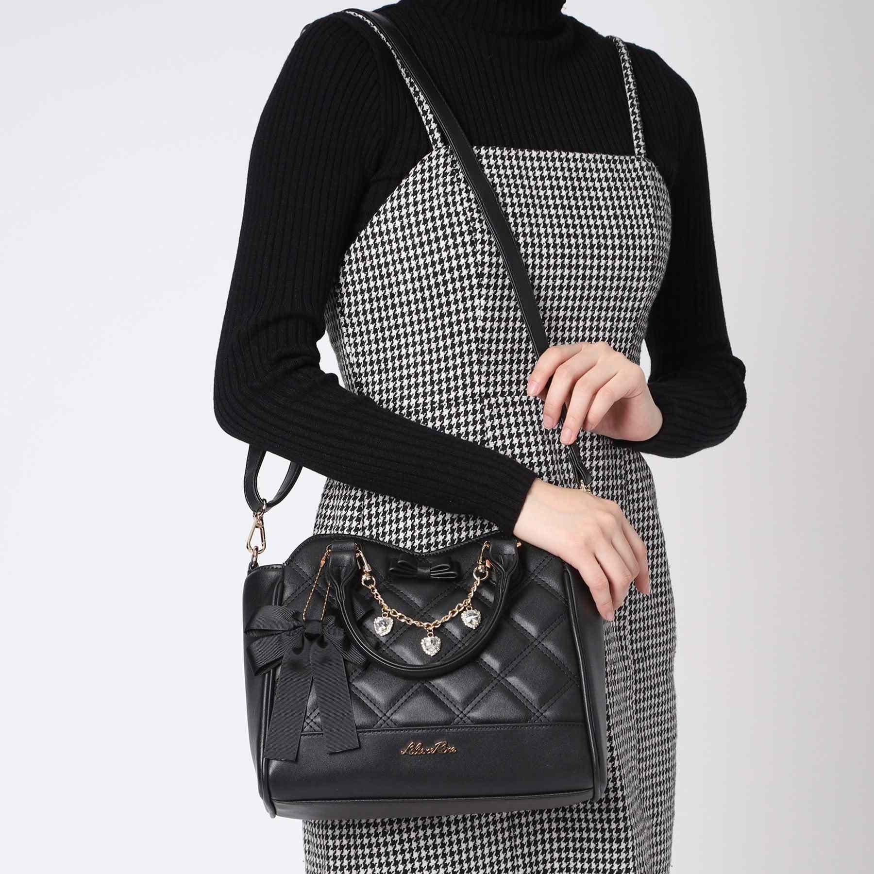 Over Tashe W Quilted Charm 2WAY Boston