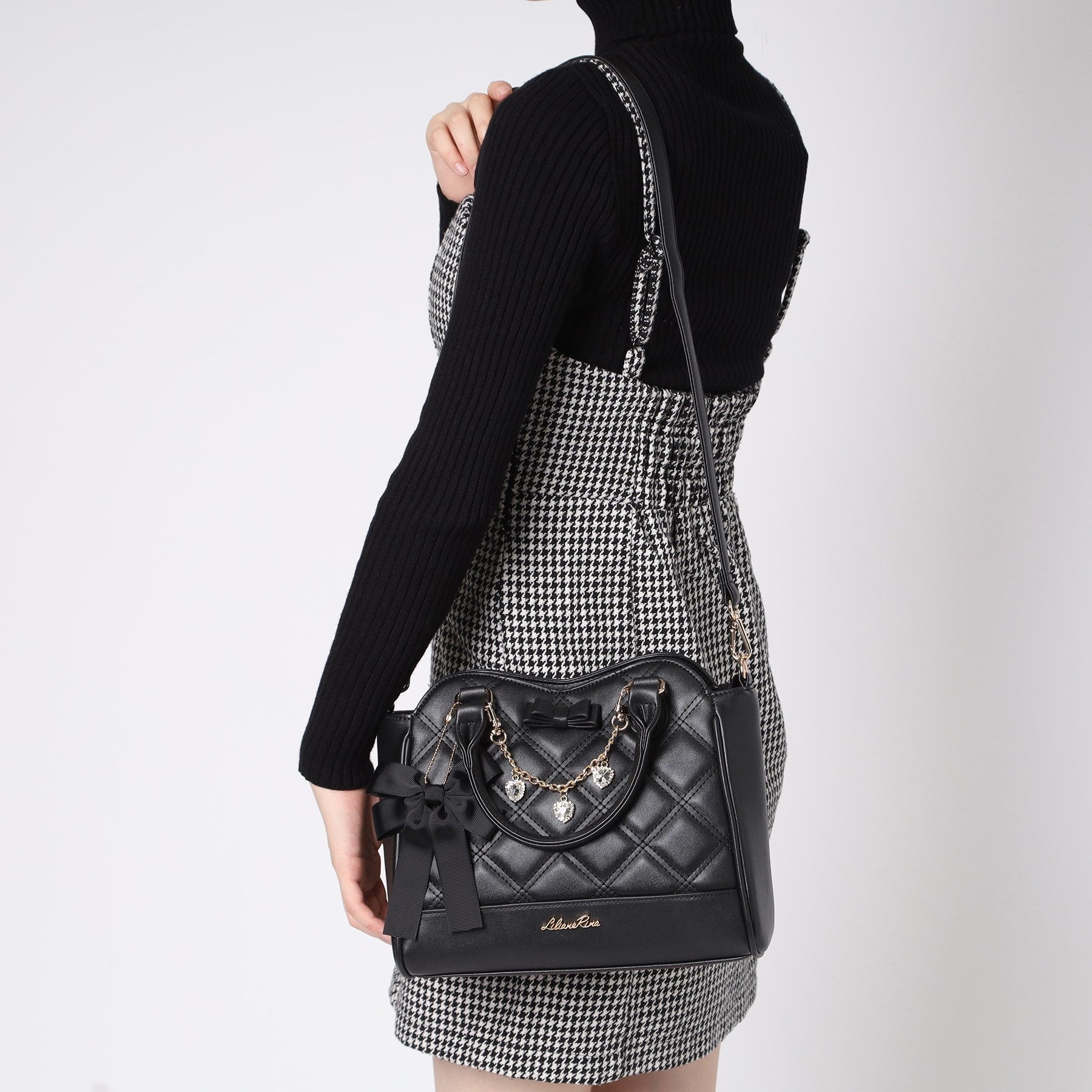 Over Tashe W Quilted Charm 2WAY Boston