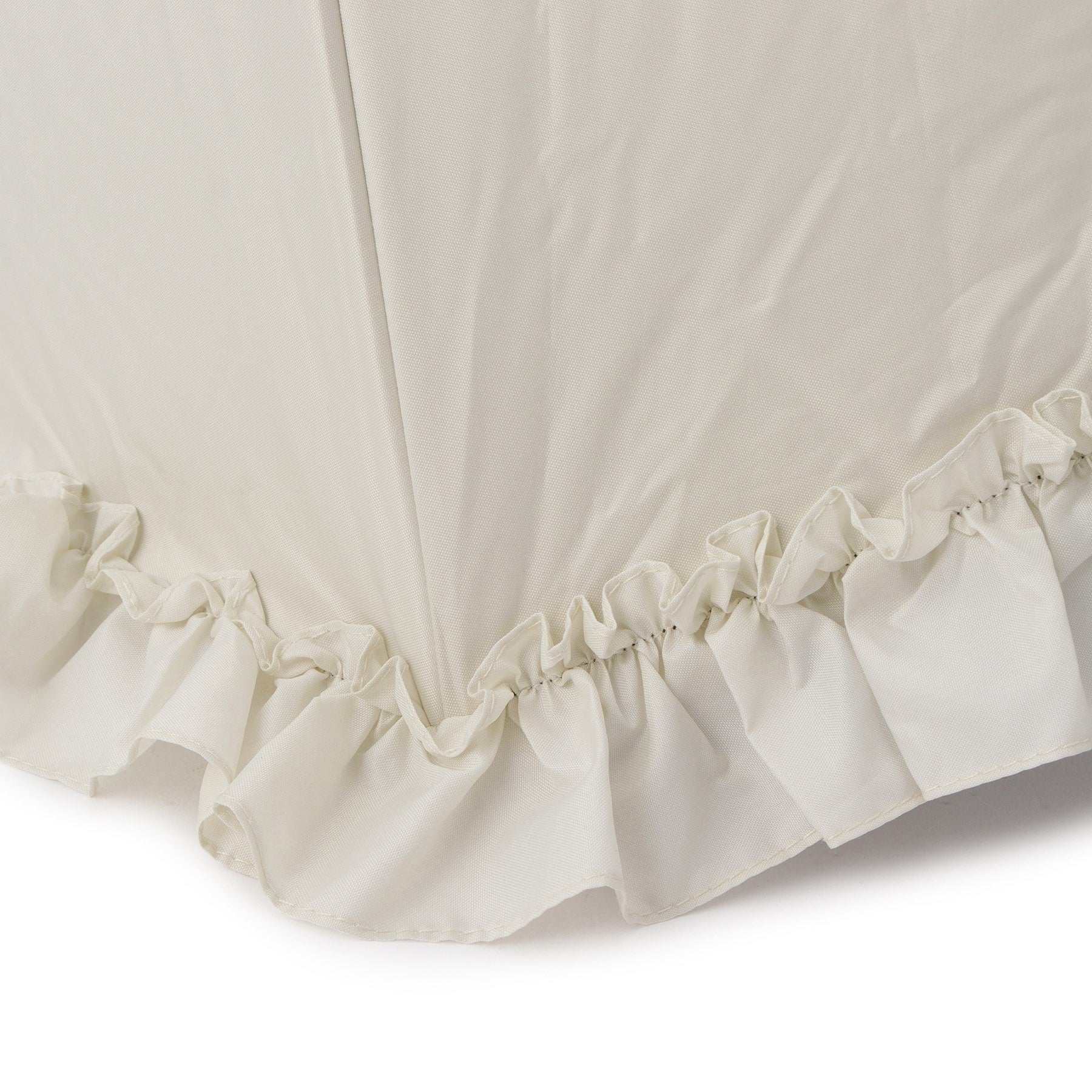 オーバータッシェ Ober Tashe 完全遮光 遮光率100% 晴雨兼用日傘 リボン折りたたみ傘 (オフホワイト(003)) オフホワイト(003)